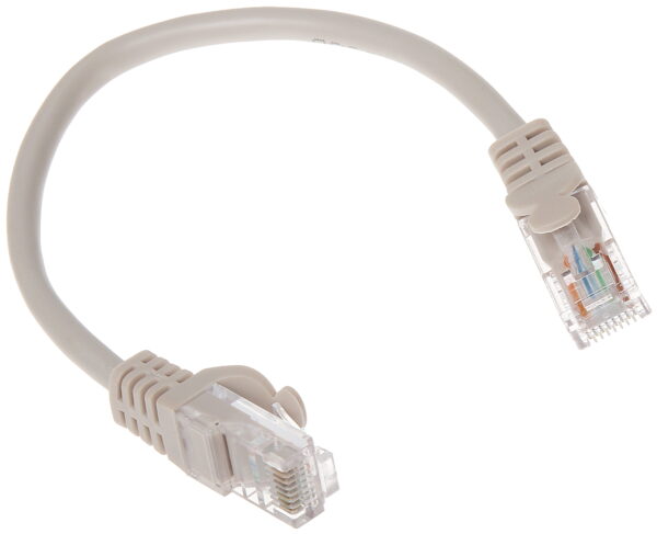 PATCH CORD UTP SPACER Cat6, cupru-aluminiu, 0.25 m, alb, AWG26, „SPPC-UTP-CAT6-0.25M” (timbru verde 0.08 lei)