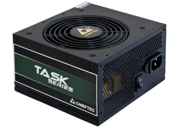 SURSA Chieftec Task 500 W, non-modulara, ventilator 120mm, CPU 4+4 pin x 1, PCI-E 6+2 pin x 2, SATA x 5, „TPS-500S-Bulk” (timbru verde 2 lei)