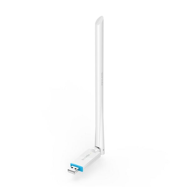 ADAPTOR RETEA Tenda N150, extern wireless 2.4 GHz, USB 2.0 port, 150 Mbps, antena externa x 1, „U2” (timbru verde 0.18 lei)