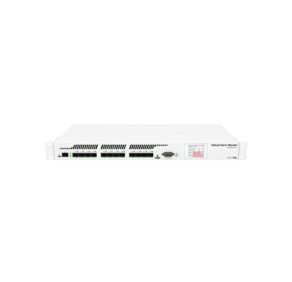 MIKROTIK ROUTER 2 GB 1CONSOLE LCD „CCR1016-12S-1S+” (timbru verde 0.8 lei)