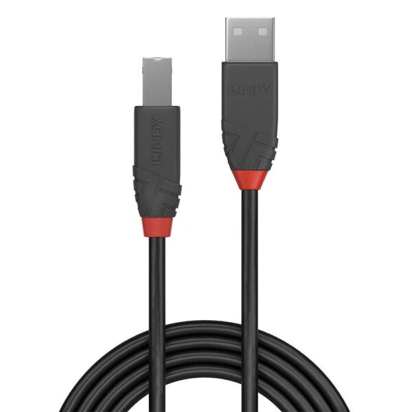 Cablu Lindy 0.2m USB 2.0 Tip A la Tip B „LY-36670”