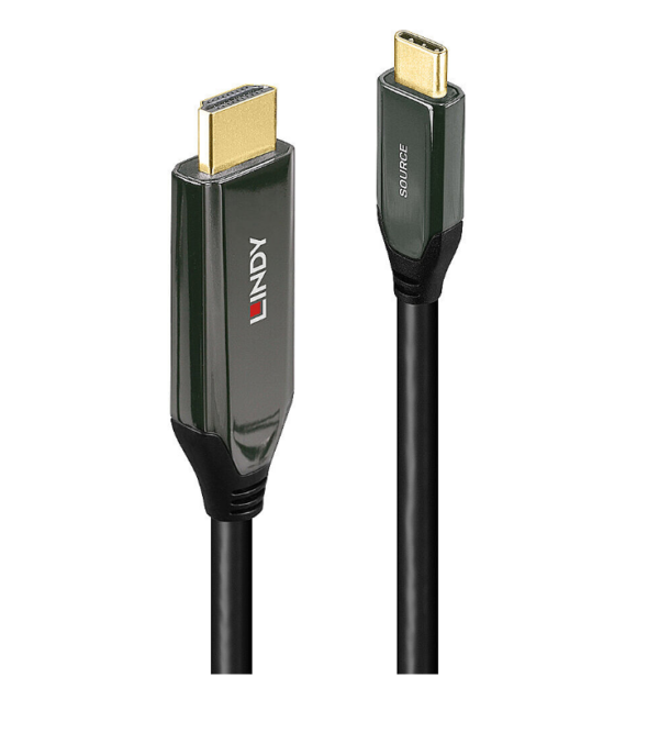 Cablu Lindy 2m Type-C la HDMI 8K60 „LY-43368” (timbru verde 0.8 lei)