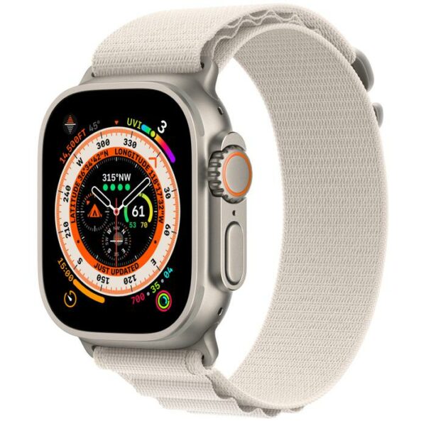 Apple Watch Ultra Cellular 49mm Starlght „MQF03” (timbru verde 0.18 lei)