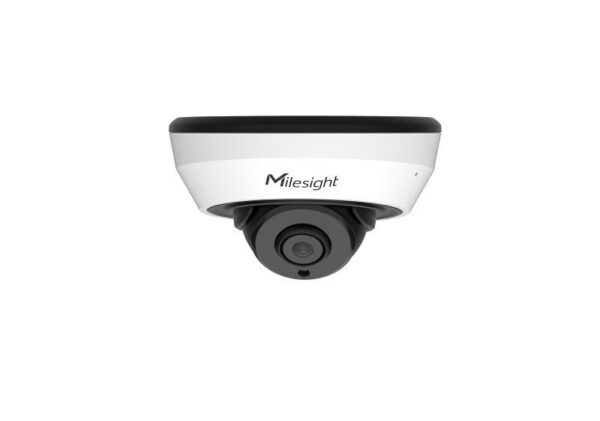 CAMERA IP Milesight, mini dome pt. interior | exterior, dist. IR 20 m, tip lentila fixa 2.8 mm, 8 Mpx, microfon, PoE, slot SD card, „MS-C8183-PD” (timbru verde 0.8 lei)