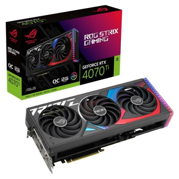 VGA PCIE16 RTX4070TI 12GB/ROGSTRIX-RTX4070TI-O12G-G ASUS „ROGSTRIX-RTX4070TI-O12G-G”