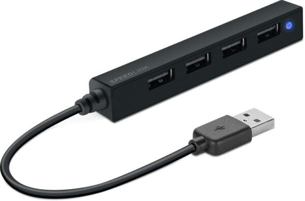USB HUB SPEEDLINK SNAPPY SLIM 4 PORTS 2.0 BK „SL-140000-BK” (timbru verde 0.18 lei)