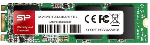 SSD SP A55 1TB SATA 6Gb/s M.2 2280 „SP001TBSS3A55M28”