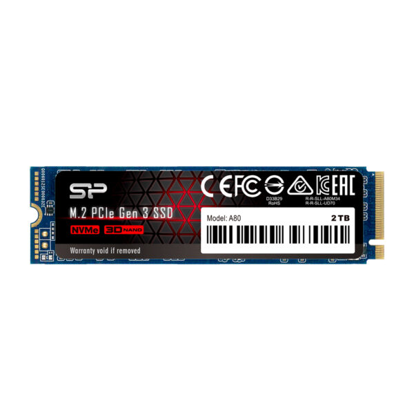 SSD SP A80 2TB PCIe Gen 3×4 M.2 2280 PCIe Gen 3×4 „SP002TBP34A80M28”