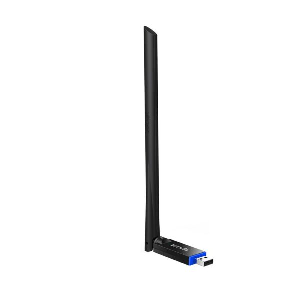 ADAPTOR RETEA Tenda AC650, extern wireless 2.4 GHz, USB 2.0 port, 650 Mbps, antena externa x 1, „U10” (timbru verde 0.18 lei)