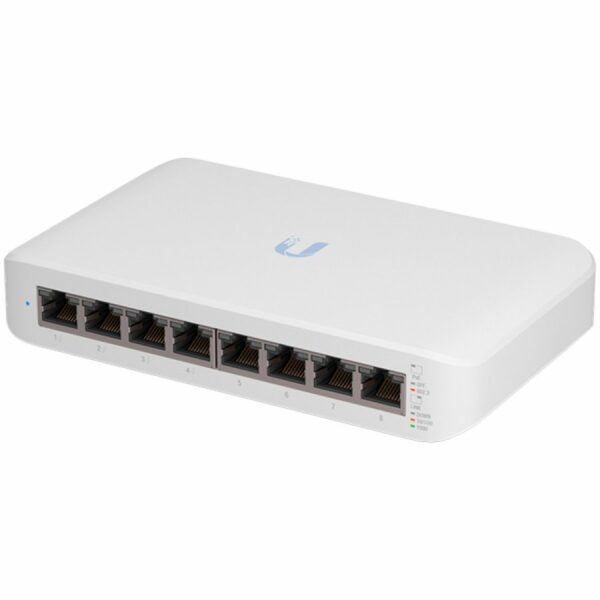 UniFi Low-cost Desktop 8Port Gigabit Switch with POE „USW-LITE-8-POE-EU” (timbru verde 2 lei)