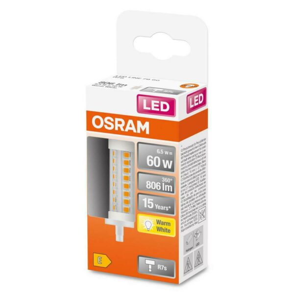 LEDLI7860 6,5W/827 230V R7S FS1 OSRAM „000004058075432598” (timbru verde 0.45 lei)