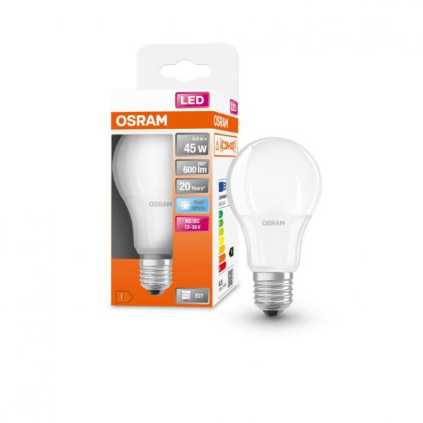 LEDSCLA45 6,5W/840 12-36VFR E27 FS1OSRAM „000004058075757608” (timbru verde 0.45 lei)