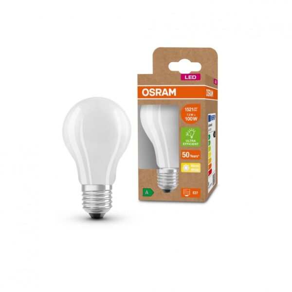 LED CLA100 7,2W/830230VGLFREAE27FS1OSRAM „000004099854009556” (timbru verde 0.45 lei)