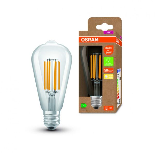 LEDISON60 4W/830 230V FIL EA E27FS1OSRAM „000004099854009693” (timbru verde 0.45 lei)