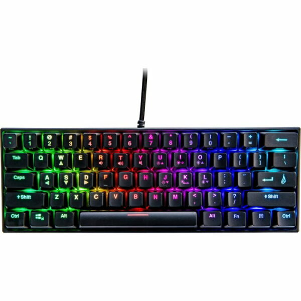 TASTATURA VERBATIM KINGPIN M1 RGB NEGRU „48713” (TIMBRU VERDE 0.8 LEI)