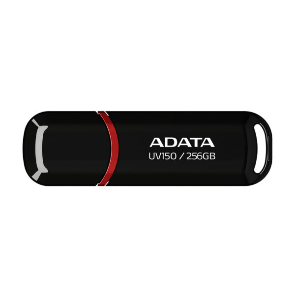 MEMORIE USB 3.2 ADATA 256 GB, cu capac, carcasa plastic, negru „AUV150-256G-RBK” (timbru verde 0.03 lei)