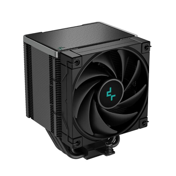 Cooler Deepcool „AK500 Zero Dark”, compatibil skt. Intel si AMD, racire cu aer, ventilator 120 mm, 1550 rpm, inaltime cooler 158 mm, 5 heatpipe, „R-AK500-BKNNMT-G-1” (timbru verde 2.00 lei)