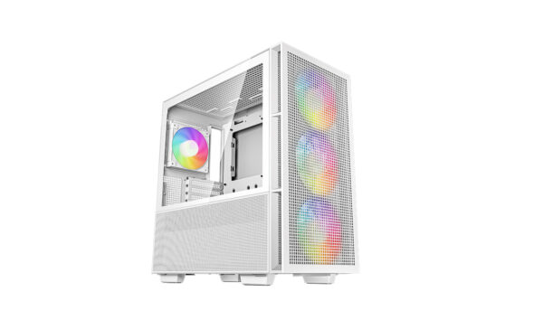 CARCASE DeepCool „CH560 WH” Middle Tower ATX, USB3.0xxxx2, Audioxxxx1, alb, „R-CH560-WHAPE4-G-1” (timbru verde 0.32 lei)