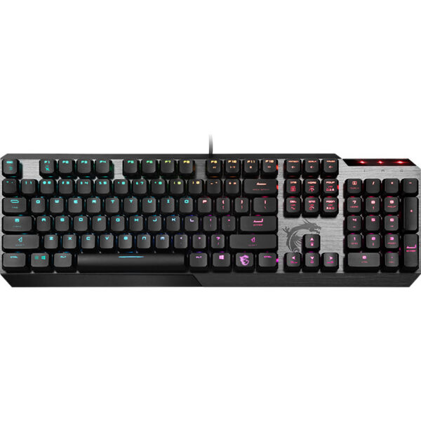 MSI VIGOR GK50 LOW PROFILE GAMING KEYBOARD USB 2.0 „VIGOR GK50 LOW PROFILE US” (timbru verde 0.8 lei)