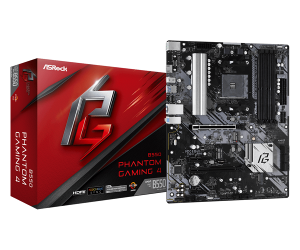 MB ASROCK BB550 PHANTOM GAMING 4 AM4 „B550 PHANTOM GAM4”