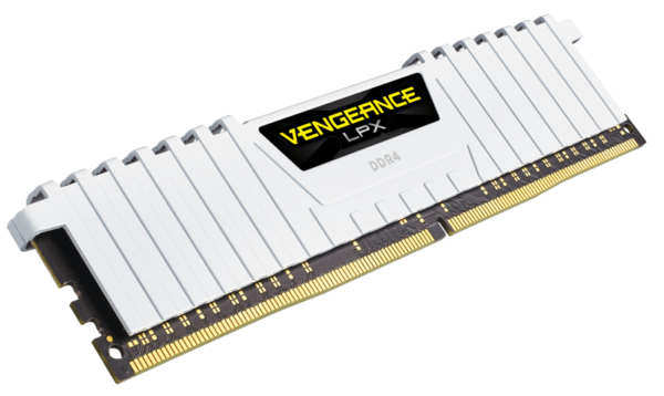 Corsair Vengeance LPX 16GB, DDR4, 2666MHz, CL16, 2x8GB, 1.2V, Alb „CMK16GX4M2A2666C16W”