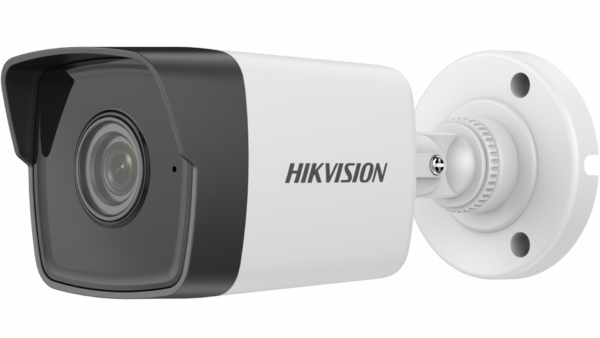 CAMERA IP Hikvision, bullet pt. interior | exterior, dist. IR 30 m, tip lentila fixa 4 mm, 2 Mpx, PoE, „DS-2CD1021-I4F” (timbru verde 0.8 lei)