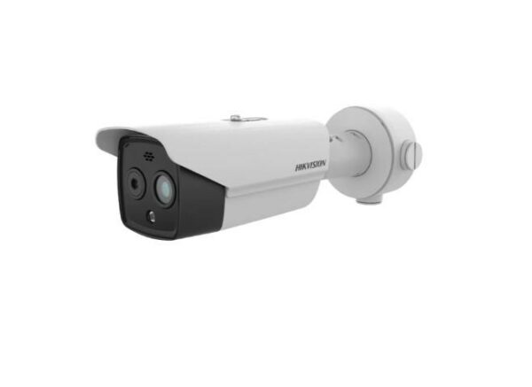 CAMERA IP Hikvision, bullet pt. interior | exterior, dist. IR 30 m, tip lentila fixa 6.9 mm, 4 Mpx, mufa microfon, PoE, carcasa metal, slot SD card, „DS-2TD2628-7/QA” (timbru verde 0.8 lei)