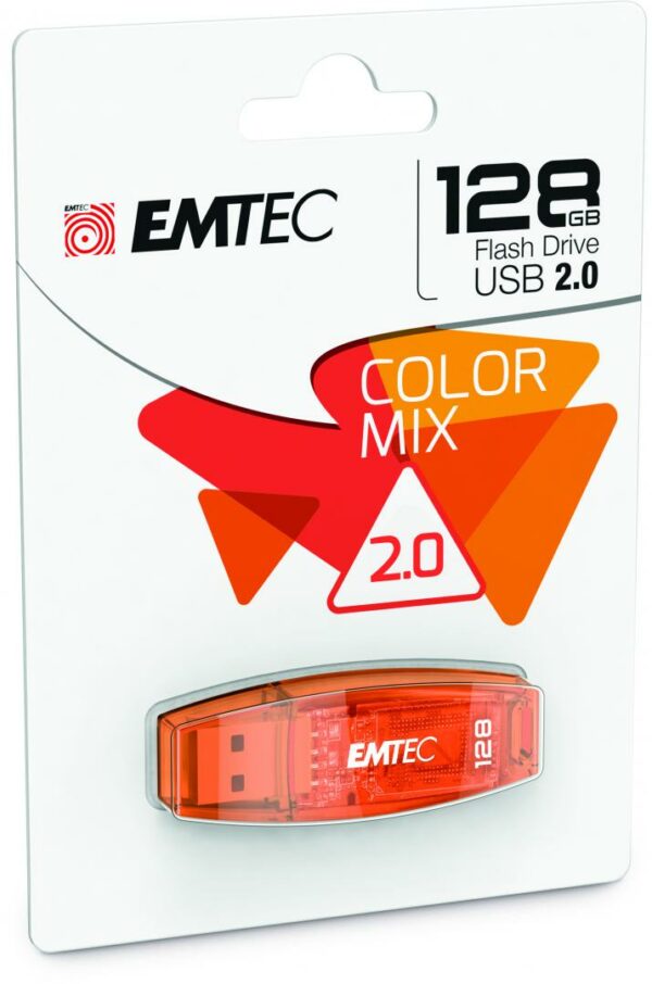 USB FLASH DRIVE 128GB C410 USB 2.0 EMTEC „ECMMD128G2C410” (timbru verde 0.03 lei)