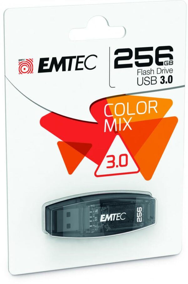 USB FLASH DRIVE 256GB C410 USB 3.1 EMTEC „ECMMD256GC410” (timbru verde 0.03 lei)