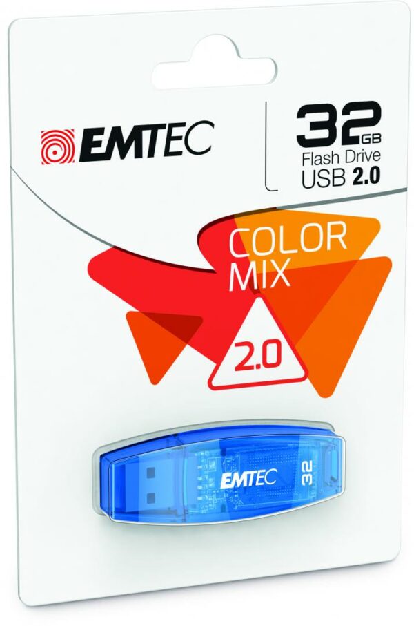 USB FLASH DRIVE 32GB C410 USB 2.0 EMTEC „ECMMD32GC410” (timbru verde 0.03 lei)