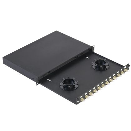 PANDUIT FD1W12AQDLCZ Opticom Pre-loaded Fiber Patch Panel with 12 Duplex 50mm Multimode LC Adapters Zirconia Sleeve – Fabricat in Ro „FD1W12AQDLCZ”
