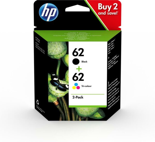 Combo-Pack Original HP (C/M/Y/BK), nr.62, pentru Officejet 200, Officejet 200 Mobile, Officejet 250 Mobile, Officejet 5740 AIO, Officejet 5742, Officejet 5742 AIO, Officejet 5744 AIO, Officejet 5745 AIO, 5746 AIO, 8040 AIO „N9J71AE”