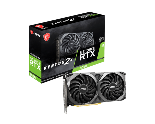 MSI GeForce RTX 3060 VENTUS 2X 12G OC „RTX3060V 2X 12G OC”