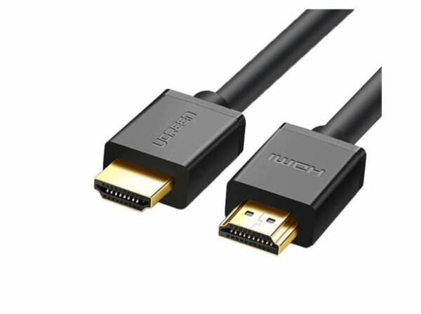 CABLU video Ugreen, „HD104” HDMI (T) la HDMI (T), rezolutie maxima 4K UHD (3840 x 2160) la 60 Hz, conectori auriti, 20m, negru „10112” (timbru verde 2.00 lei) – 6957303811120