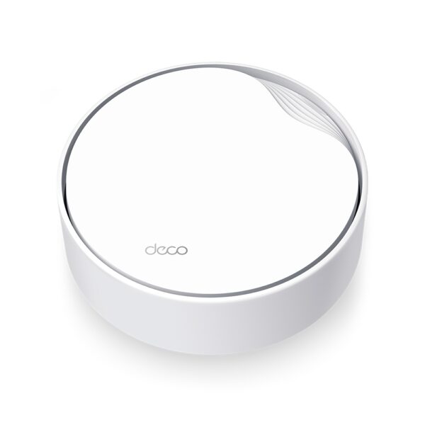 MESH TP-LINK, wireless, router AX3000, pt interior, 3000 Mbps, port LAN Gigabit si WAN 2.5 Gigabit, 2.4 GHz | 5 GHz, antena interna x 2, suport PoE, standard 802.11ax, „Deco X50-PoE(1-pack)” (timbru verde 2.00 lei)