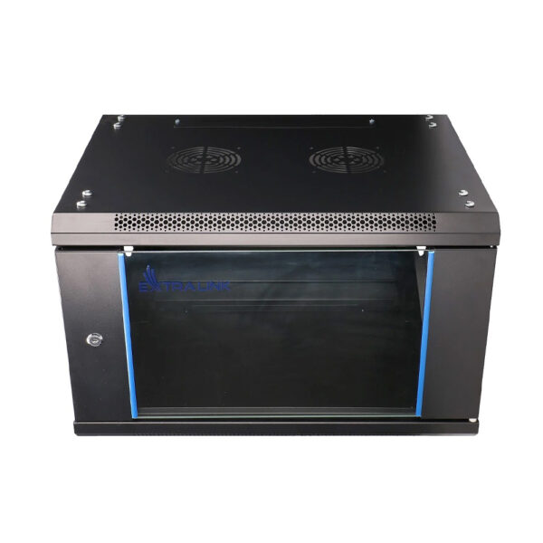 EXTRALINK 6U 600X600 wall-mounted rackmount cabinet black „EX.7232”
