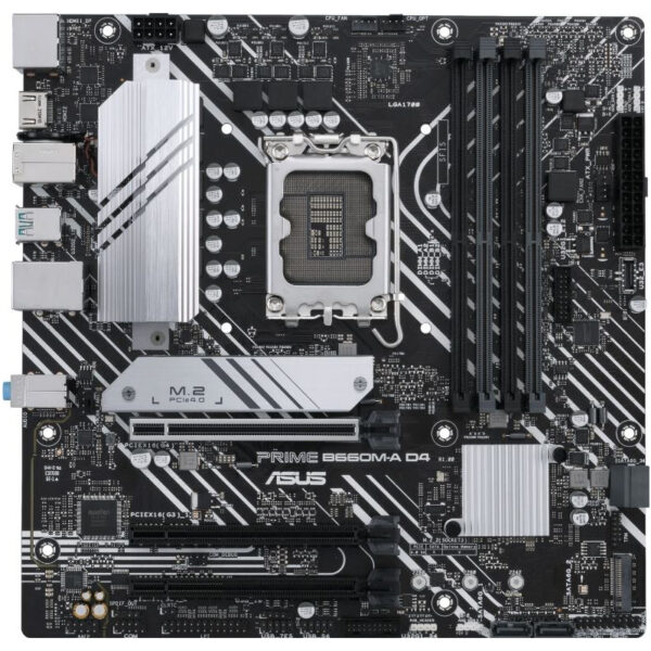 ASUS PRIME B660M-A D4-CSM LGA 1700 1xDP 2xHDMI 1xPCle 4.0/3.0 x16 slot „PRIME B660M-A D4-CSM”