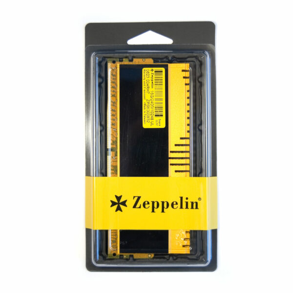 Memorie DDR Zeppelin DDR4 Gaming 16GB frecventa 2400 MHz, 1 modul, radiator, retail „ZE-DDR4-16G2400-RD-GM”