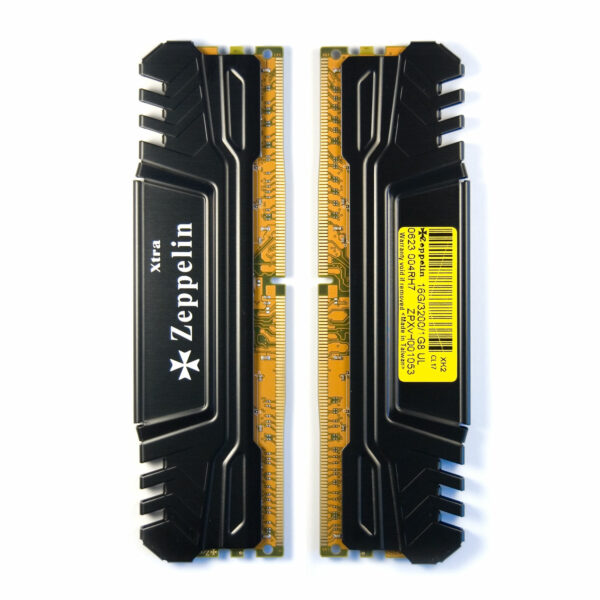 Memorie DDR Zeppelin DDR4 32GB frecventa 3200 Mhz (kit 2x 16GB) dual channel kit, radiator, (retail) „ZE-DDR4-32G3200-RD-KIT”