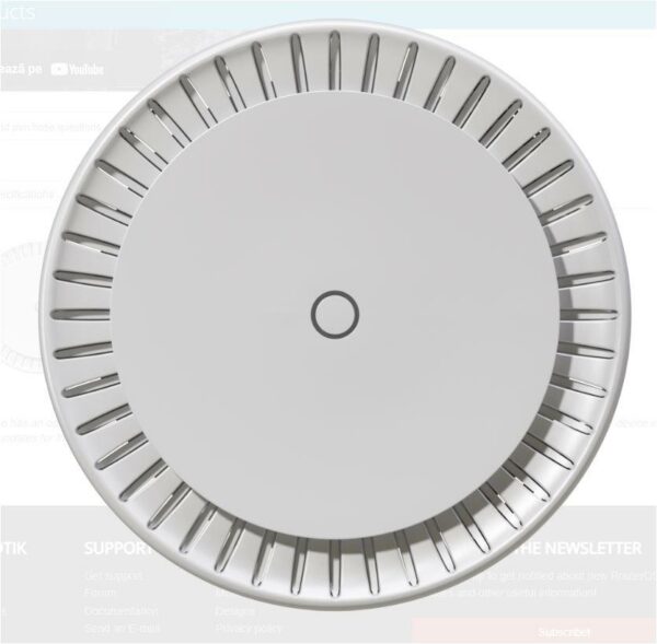 MIKROTIK ACCESS POINT 1.8GHZ 2GB POE „CAPGI-5HAXD2HAXD” (timbru verde 0.8 lei)