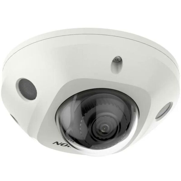 CAMERA IP Hikvision, mini dome pt. interior | exterior, dist. IR 30 m, tip lentila fixa 2.8 mm, 4 Mpx, microfon, PoE, carcasa aluminiu, slot SD card, „DS-2CD2546G2-IWS2C” (timbru verde 0.8 lei)