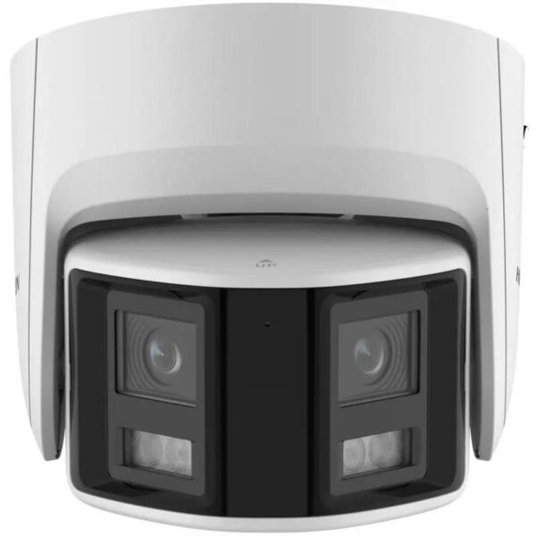 CAMERA IP Hikvision, turret pt. interior | exterior, dist. IR 30 m, tip lentila fixa 2.8 mm, 4 Mpx, microfon, PoE, carcasa metal, slot SD card, „DS2CD2347G2PLSUSL2” (timbru verde 0.8 lei)