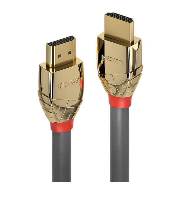 Cablu Lindy HDMI High Speed, 2m, Gold „LY-37862” (timbru verde 0.8 lei)