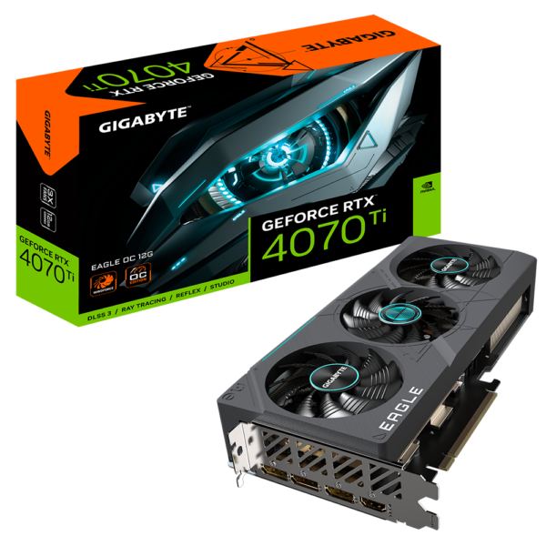 GB GEFORCE RTX 4070 TI EAGLE OC 12G REV2 „N407TEAGLE OC-12G2”