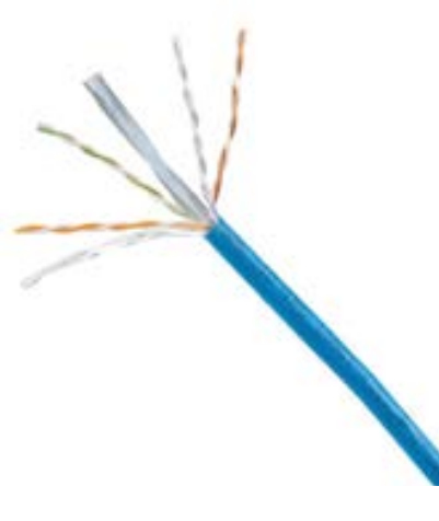 PANDUIT NUC6C04BU-FE Copper Cable Cat 6 4-Pair 24 AWG U/UTP CM Euroclass Eca Blue 305m „NUC6C04BU-FE”