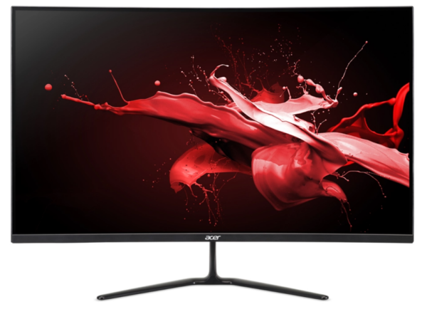 Acer Nitro ED320QR S, 31.5 inch, 1920 x 1080, VA, 5 ms, 165 Hz, 300 lm, 4000:1, HDMI, DP, FreeSync, curbat 1800R, Negru „UM.JE0EE.S01” (timbru verde 7 lei)