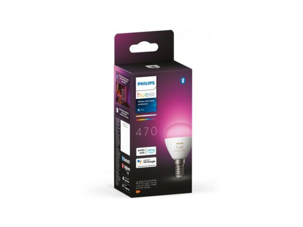 PHILIPS HUEWCA 5.1W LUSTER E14 1P EU „000008719514491229” (timbru verde 0.45 lei)