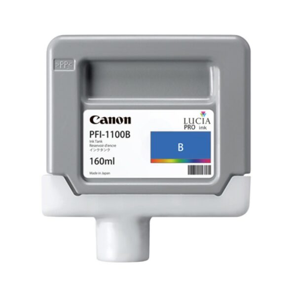 Cartus Cerneala Original Canon Blue, PFI-1100BL, pentru IPF PRO-2000|PRO-4000|PRO-6000, 160ml, incl.TV 0.15 RON, „0859C001AA”