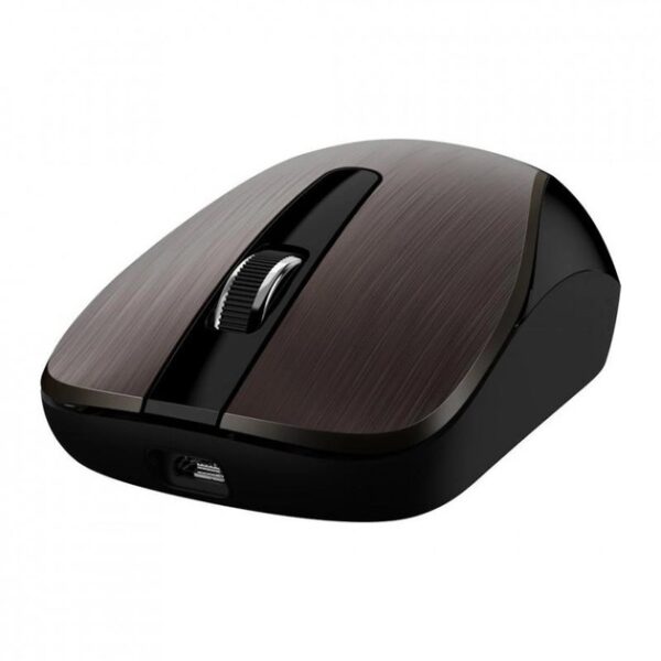 MOUSE Genius, „ECO-8015”, PC sau NB wireless, 2.4GHz, optic, 1600 dpi, butoane/scroll 3/1, maro, „31030011414” (timbru verde 0.18 lei)