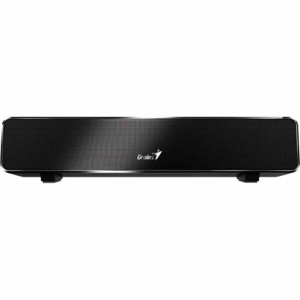 BOXE GENIUS Soundbar, RMS: 6W (3W x2), frecv. raspuns 110 Hz – 20 kHz Line-in jack 3.5 mm/USB dimensiuni 320 x 65 x 70 mm negru, „USB SoundBar 100” „31730024400” (timbru verde 2 lei)